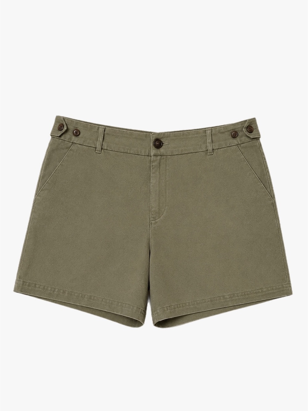 Ava & Viv Women’s Plus Size 22W Olive Green Adjustable Chino Shorts